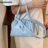 Female Summer Net Red Bucket Bag Portable Messenger Bag