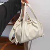 Female Summer Net Red Bucket Bag Portable Messenger Bag