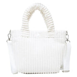 Velvet Handbag Small Tote Winter Candy Shoulder Bag Pouch Clutch