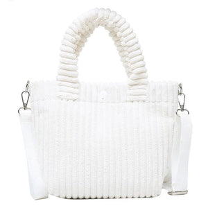 Velvet Handbag Small Tote Winter Candy Shoulder Bag Pouch Clutch