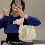 Streetwear Shoulder Bags Quilted Ladies Style Handbags