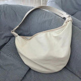 Large Capacity Crossbody Shoulder Bag Solid Color