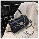 Metal Punk Moto Biker Style Shoulder Bag