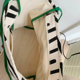 Casual Canvas Tote Bag Large Capacity Stylish Handbags