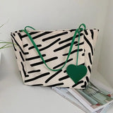 Casual Canvas Tote Bag Large Capacity Stylish Handbags