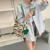Casual Canvas Tote Bag Large Capacity Stylish Handbags