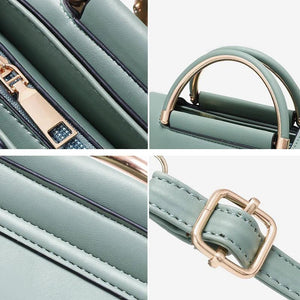 Women's PU Leather Sequined Shoulder Bag