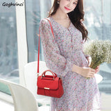 Women's PU Leather Sequined Shoulder Bag