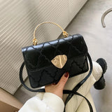 French Casual Shoulder Bag For Women Spring Texture All-match Square Bags