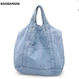 Denim Shoulder Hand Bag For Woman Crossbody Casual Jeans Bags