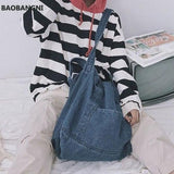Denim Shoulder Hand Bag For Woman Crossbody Casual Jeans Bags