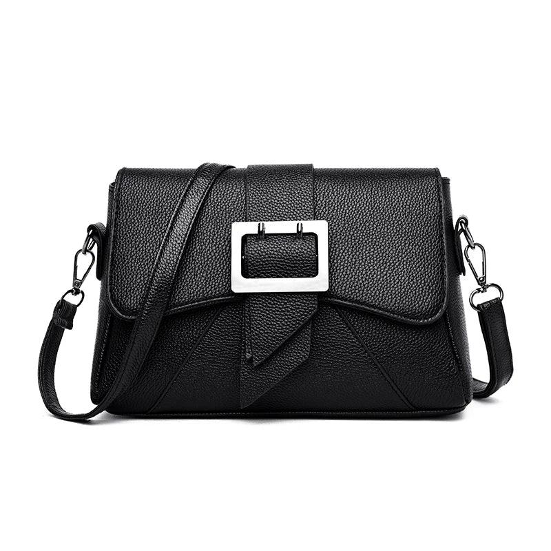 Summer Leather Handbags Shoulder Bag Small Flap Crossbody Bags for Women