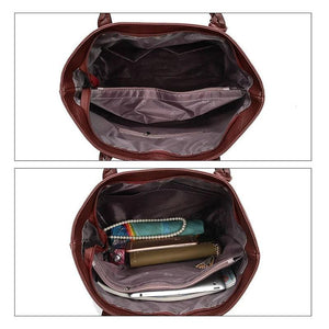 Large Capacity Fringe Shoulder Bag Retro Tassel Shopper Tote