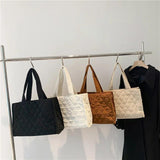 Corduroy Shoulder Bag Japanese Canvas Messenger Handbag