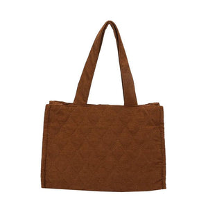 Corduroy Shoulder Bag Japanese Canvas Messenger Handbag