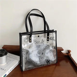 Women's Large Capacity Jelly Bag Summer Shoulder Beach Tote