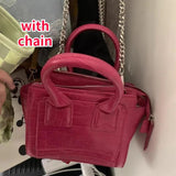 Crocodile Pattern Crossbody Bag for Women Top-handle Shoulder Handbag