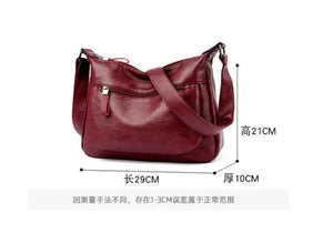 Casual Women Shoulder Crossbody Bag - Hot PU Leather Tote for Ladies