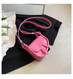 Women's PU Leather Crossbody Bag Spring Handbag Solid Shoulder Bag