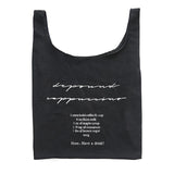 Canvas Handbags Reusable Vest Shopping Bag Women Tote Bolsas De Tela Eco Torba N