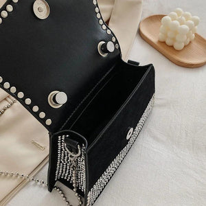 Diamond Women's Tote Shoulder Bag Chain Handbag Flap Crossbody