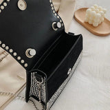 Diamond Women's Tote Shoulder Bag Chain Handbag Flap Crossbody