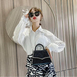 Diamond Women's Tote Shoulder Bag Chain Handbag Flap Crossbody