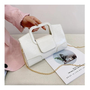 Summer Retro Women Bag PU Leather Handbags Shoulder Bag Small Flap