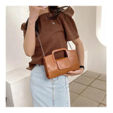 Summer Retro Women Bag PU Leather Handbags Shoulder Bag Small Flap