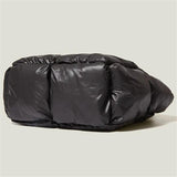 Winter Women Big Tote Quilted Handbag Female Large Capacity Cotton Down Bag