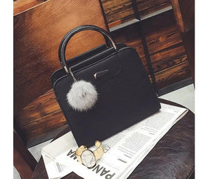 Vintage PU Leather Women Handbags Small Shopping Bag K80