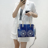 High Women Denim Handbags Large Capacity Ladies Shoulder Messenger Bags