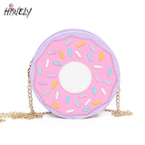 Funny 3D Donuts Messenger Bag Chain Soft Harajuku Handbag