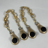 Yellow Pink Handle For Obag Beach Handbag