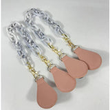 Yellow Pink Handle For Obag Beach Handbag