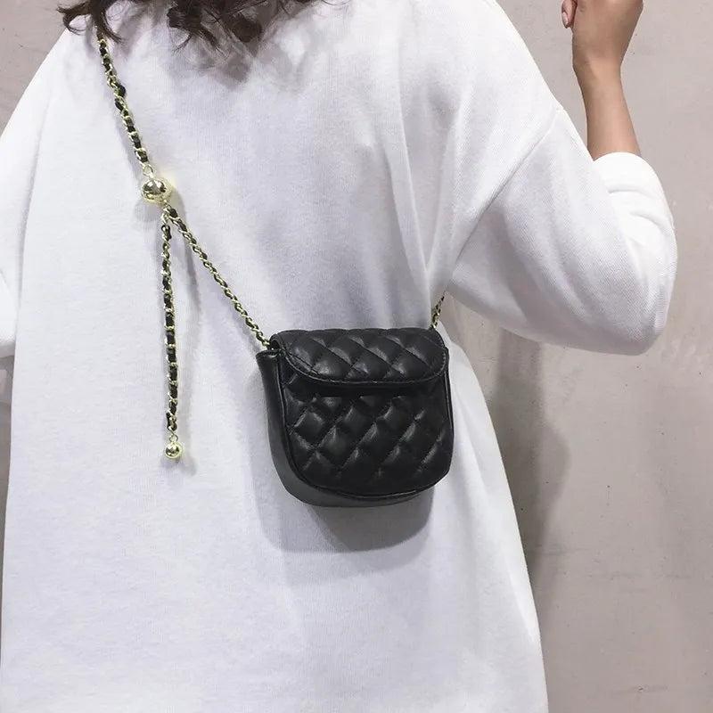 Chain Female Totes Sac Spring Mini Women Purses Handbags PU Leather Shoulder Mes