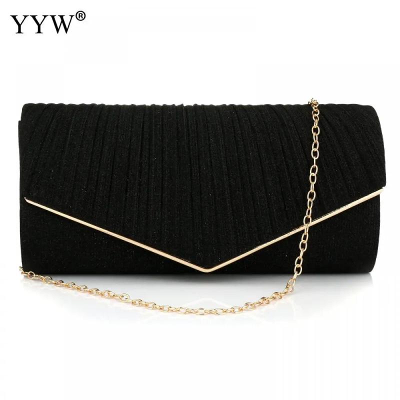 Rhinestone Evening Bag Wedding Purse Envelope Bridal Party Chain Clutch Handbag