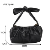 Vintage Pu Leather Zipper Shoulder Bag