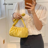 Vintage Pu Leather Zipper Shoulder Bag
