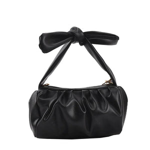 Vintage Pu Leather Zipper Shoulder Bag