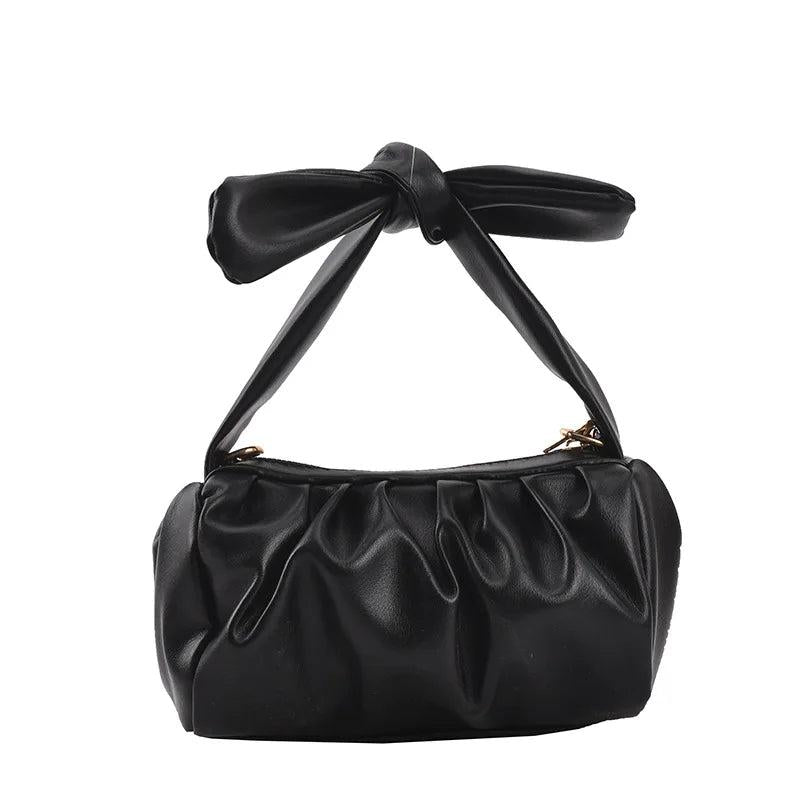 Vintage Pu Leather Zipper Shoulder Bag