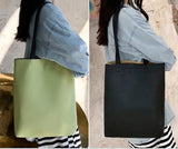 Women's Large Capacity PU Leather Shoulder Bag Dual-sided Handbag