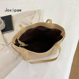 Vintage Solid PU Leather Bow Shoulder Bag for Women