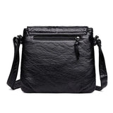 Women Messenger Bag Crossbody Female Flap Shoulder Bag Soft Leather Handbag