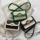 Women's Retro Shoulder Bag Casual Portable Versatile Handbag Crossbody Small Squ