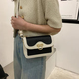 Women's Retro Shoulder Bag Casual Portable Versatile Handbag Crossbody Small Squ