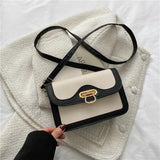 Women's Retro Shoulder Bag Casual Portable Versatile Handbag Crossbody Small Squ