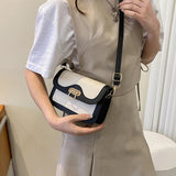 Women's Retro Shoulder Bag Casual Portable Versatile Handbag Crossbody Small Squ