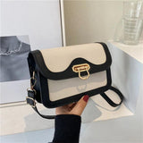 Women's Retro Shoulder Bag Casual Portable Versatile Handbag Crossbody Small Squ
