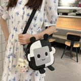 Girl Cartoon Messenger Bag Small Shoulder Crossbody Handbag